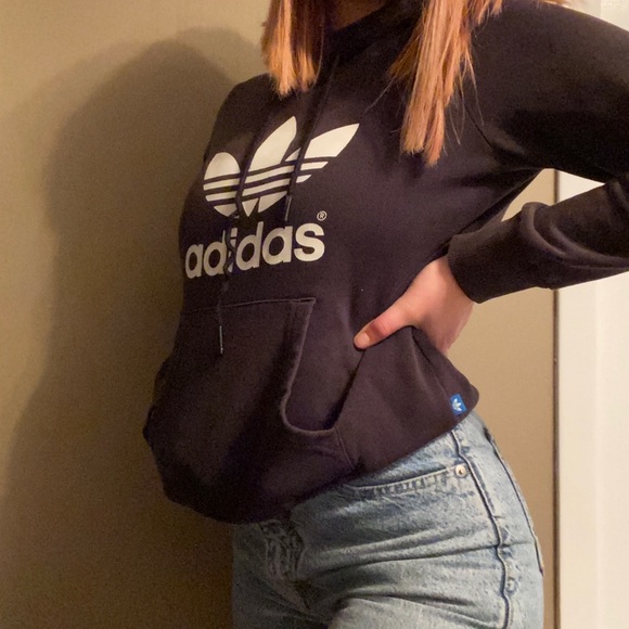 Black adidas Small hoodie - Picture 1 of 8